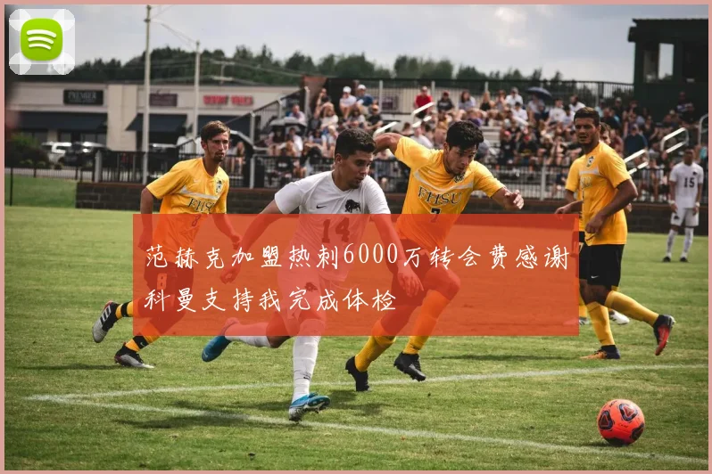 范赫克加盟热刺6000万转会费感谢科曼支持我完成体检